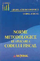 Norme metodologice de aplicare a Codului Fiscal de COLECTIV - miracol.ro