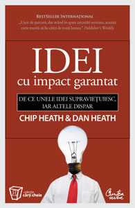 Idei cu impact garantat - De ce unele idei supravietuiesc, iar altele dispar 
 de Chip HEATH - miracol.ro